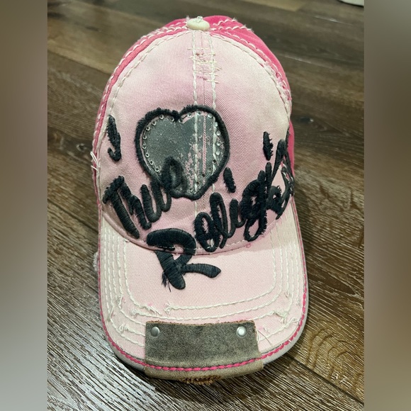 True Religion Accessories Euc Vintage True Religion Pink Distressed